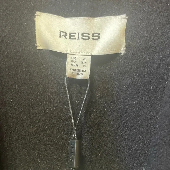 Reiss Maeve Wool Blend Double Breasted Coat NWT US 0 - Picture 7 of 14